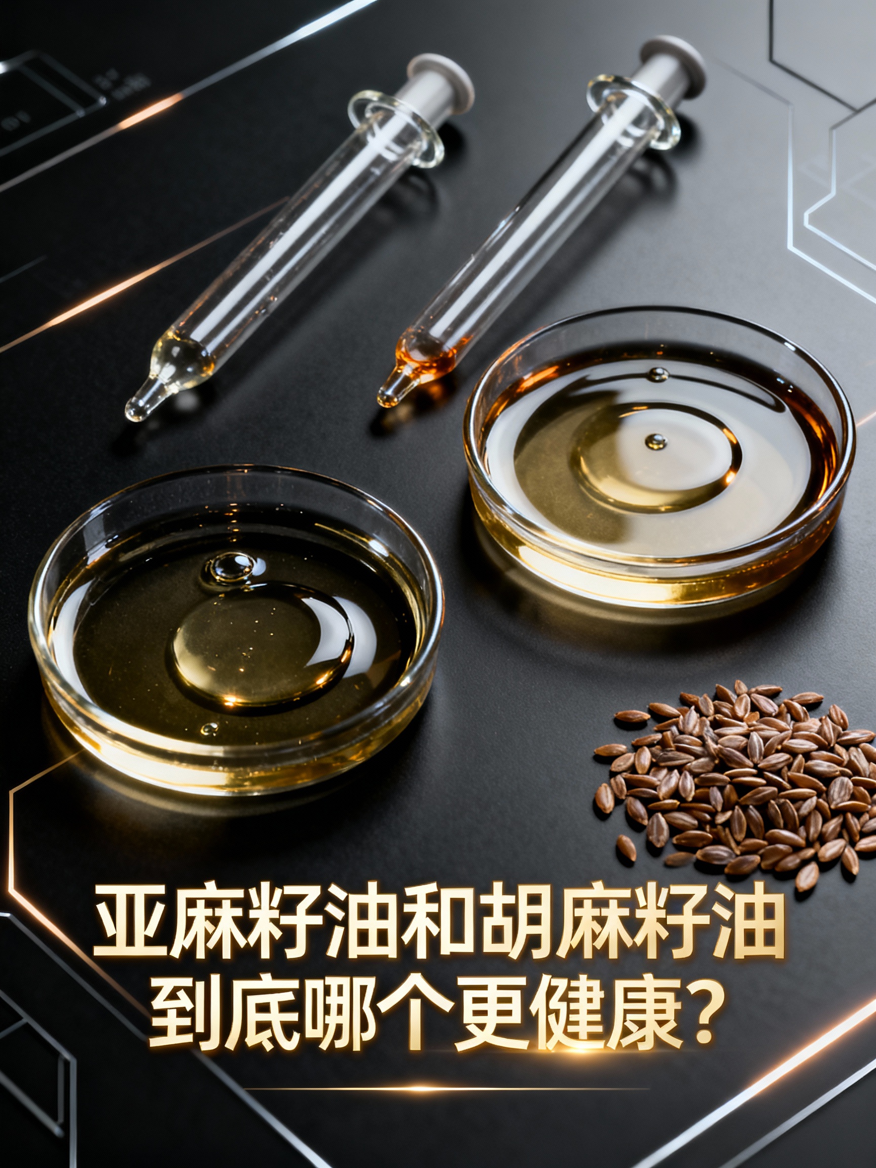 亚麻籽油和胡麻籽油到底哪个更健康?
