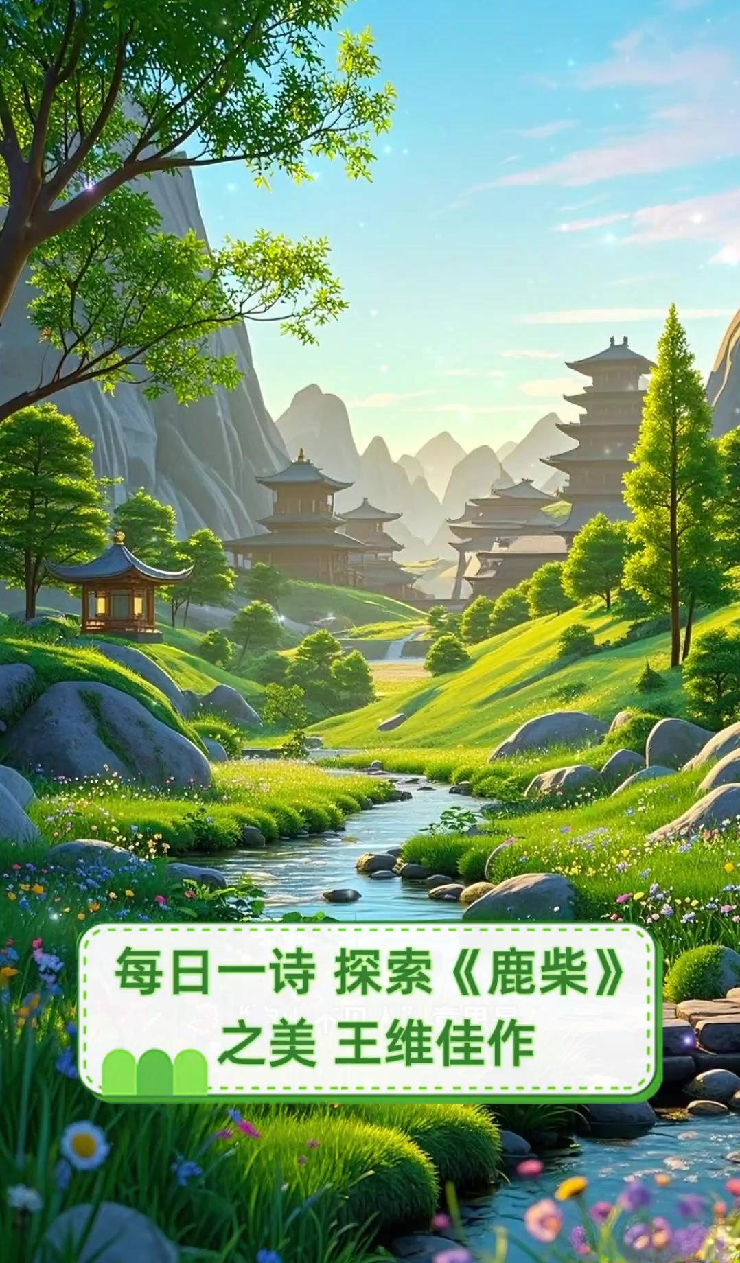 《鹿柴》画面图片