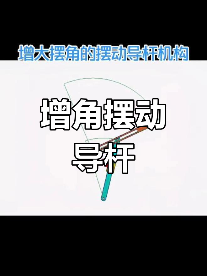 增大摆角的导杆机构动态演示