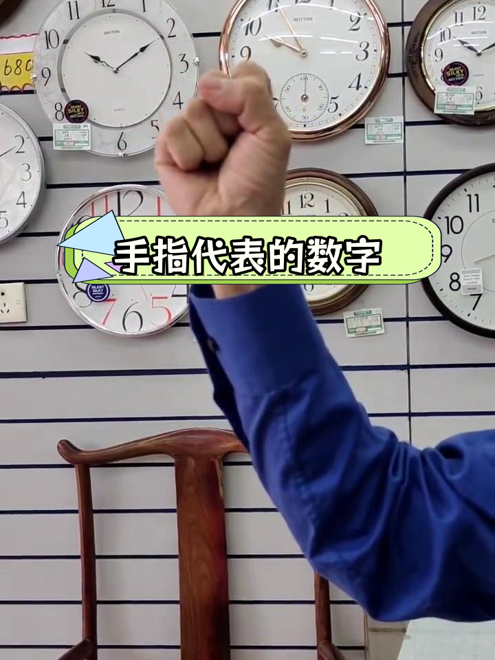 手代表一个数字