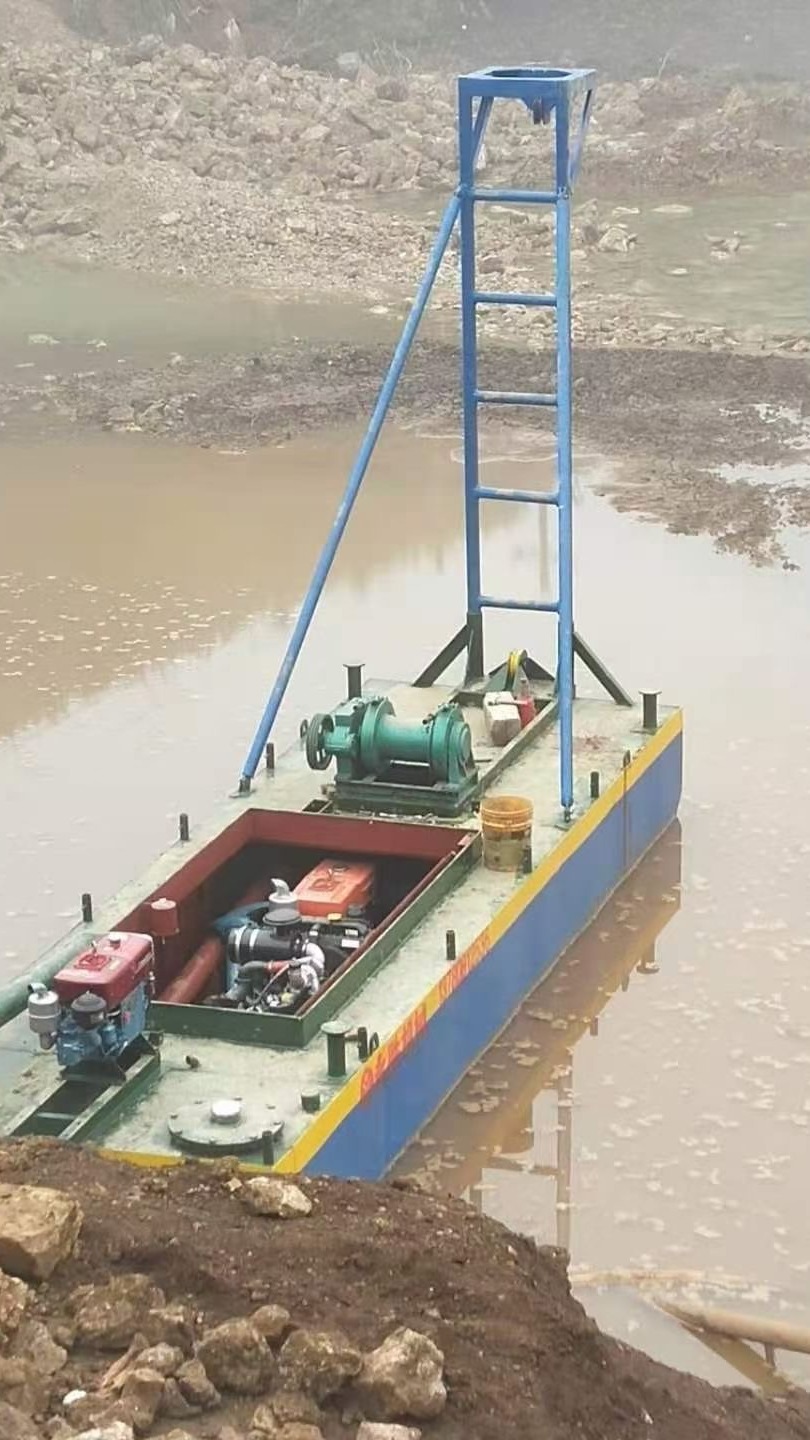 河道抽沙清淤船 吸沙船使用广泛