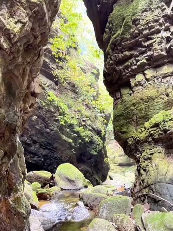 广西上林县大明山深处,藏着令人惊叹的一线天秘境