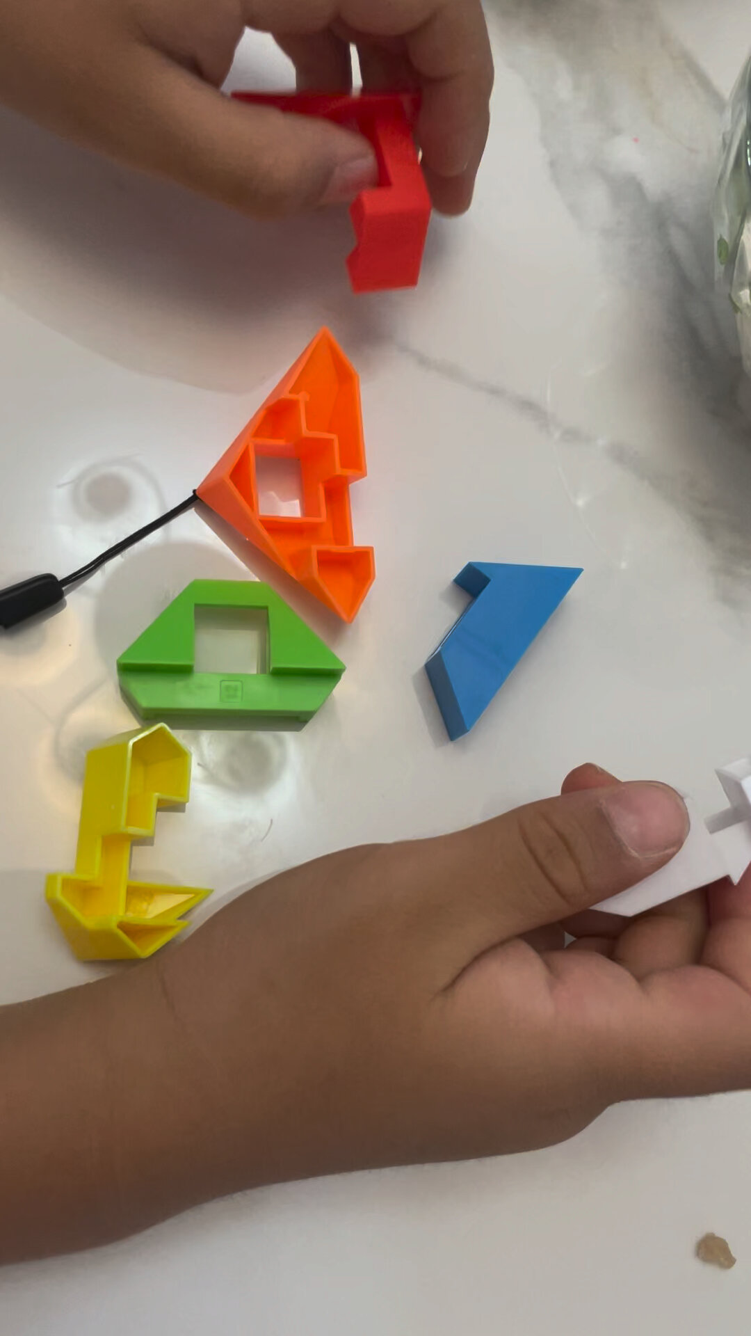 六角鲁班锁拼法