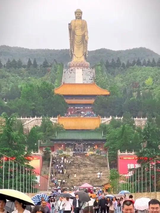 世界上最好的佛 中原大佛 位于河南省鲁山县上汤 常年免门票欢迎全国