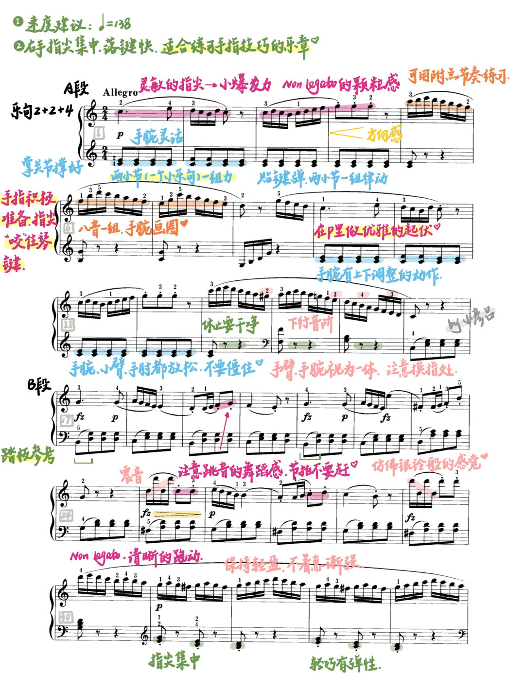 克莱门蒂|小奏鸣曲op.36 no.3第三乐章