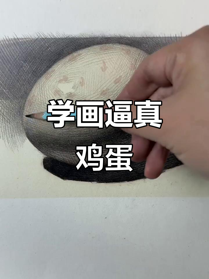 零基础学素描:如何画出栩栩如生的鸡蛋