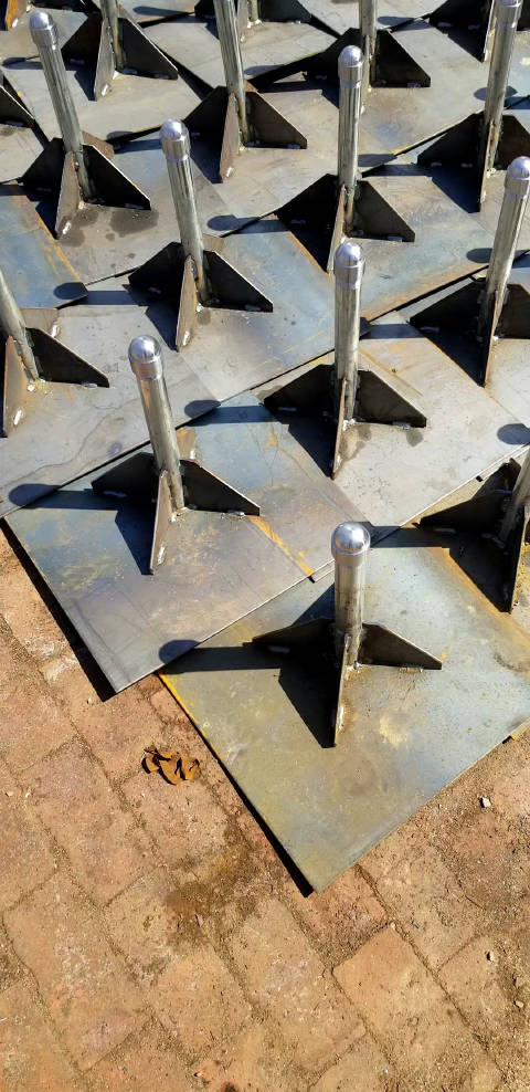 路基沉降板 沉降观测板 沉降观测标 水准测头-度小视