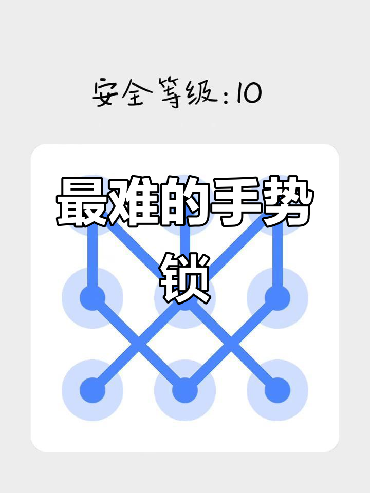 八步手势解锁,复杂到让人崩溃