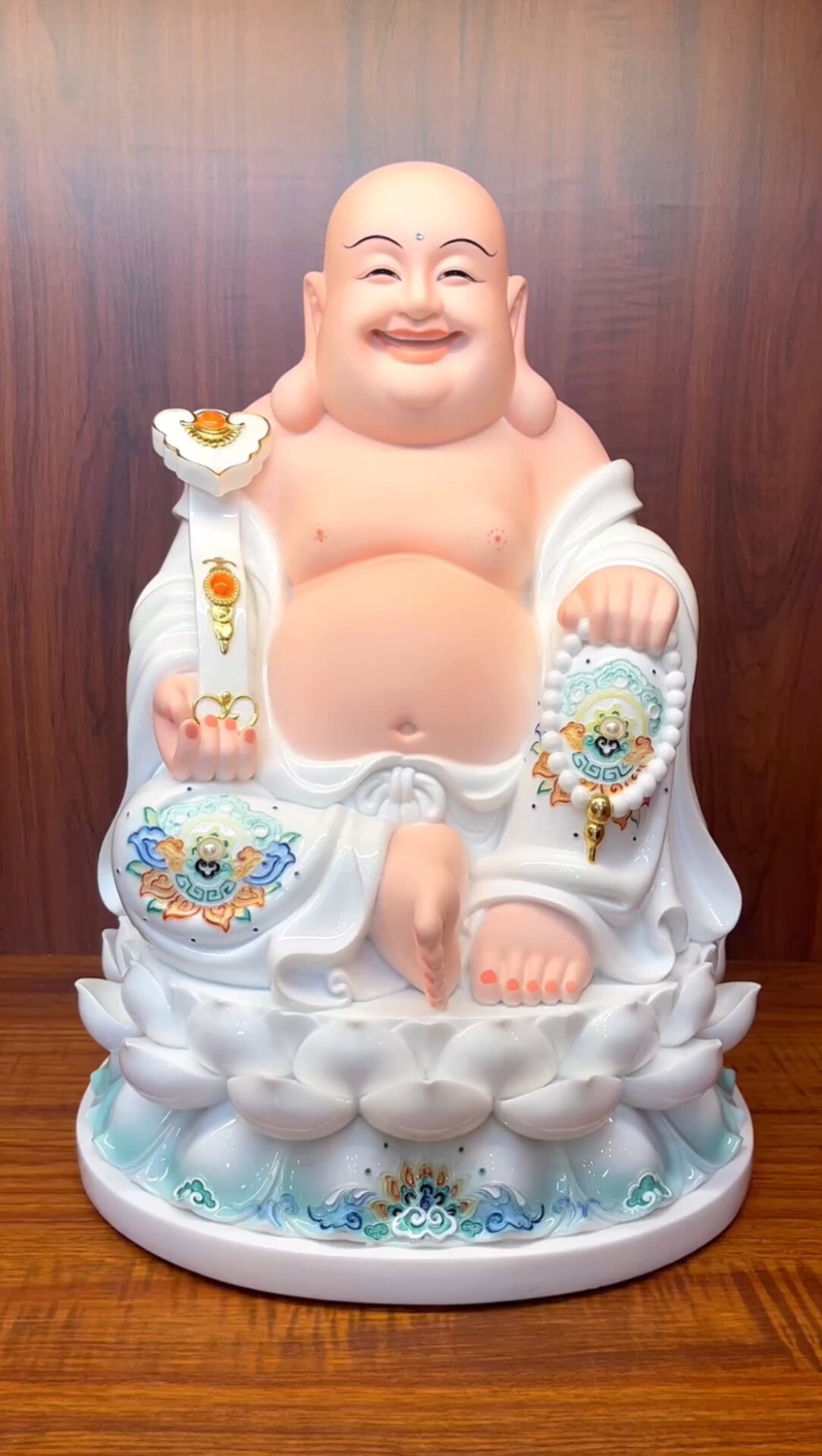 瓷体工艺品大肚弥勒佛