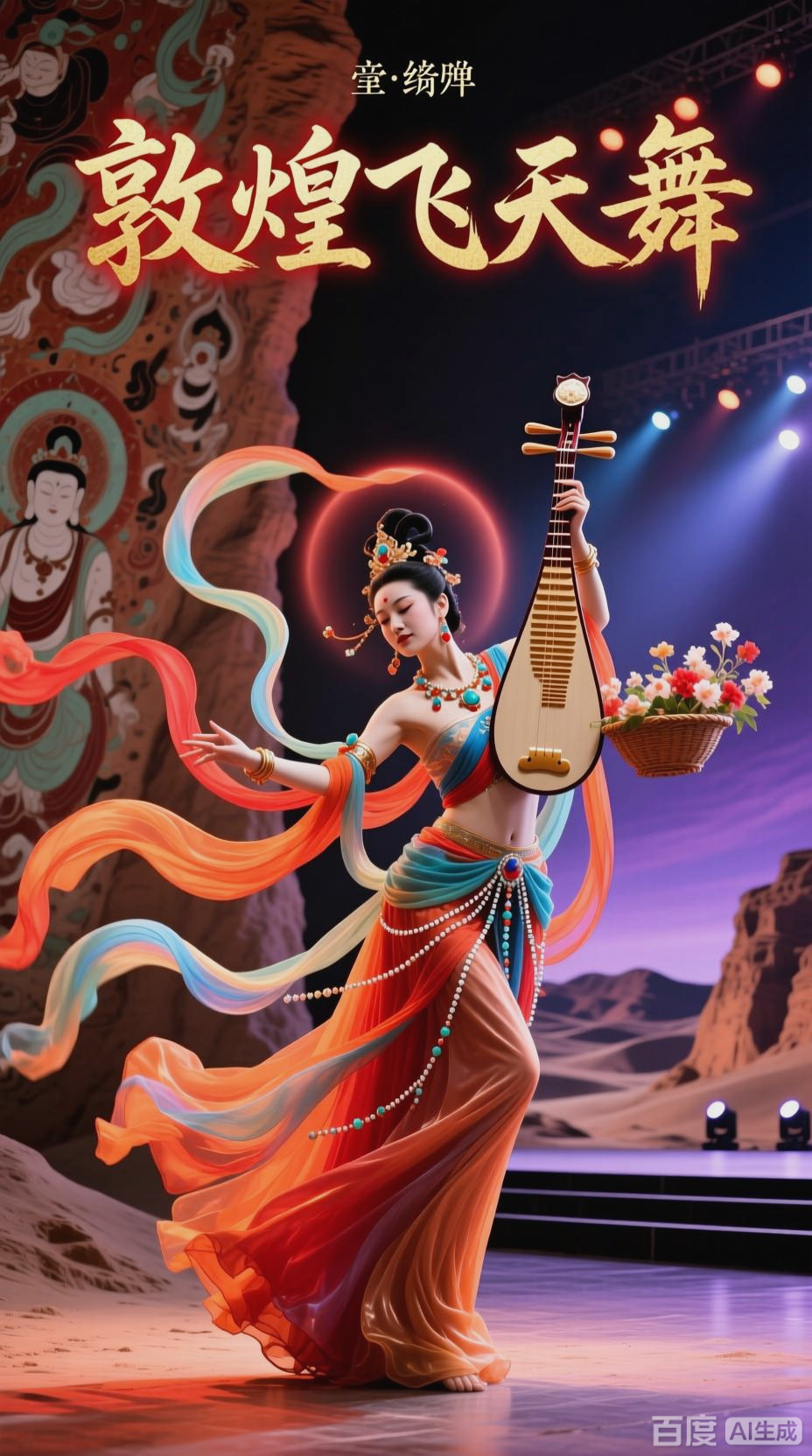 敦煌飞天舞,千年艺术之美