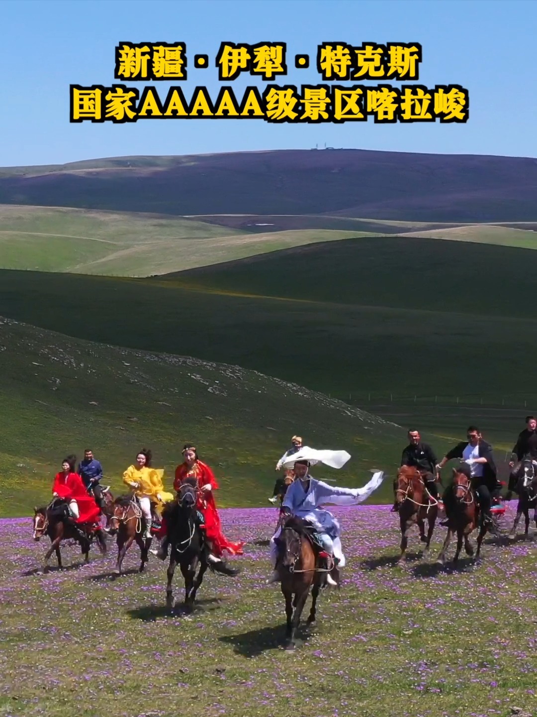 新疆伊犁特克斯国家5a级景区喀拉峻