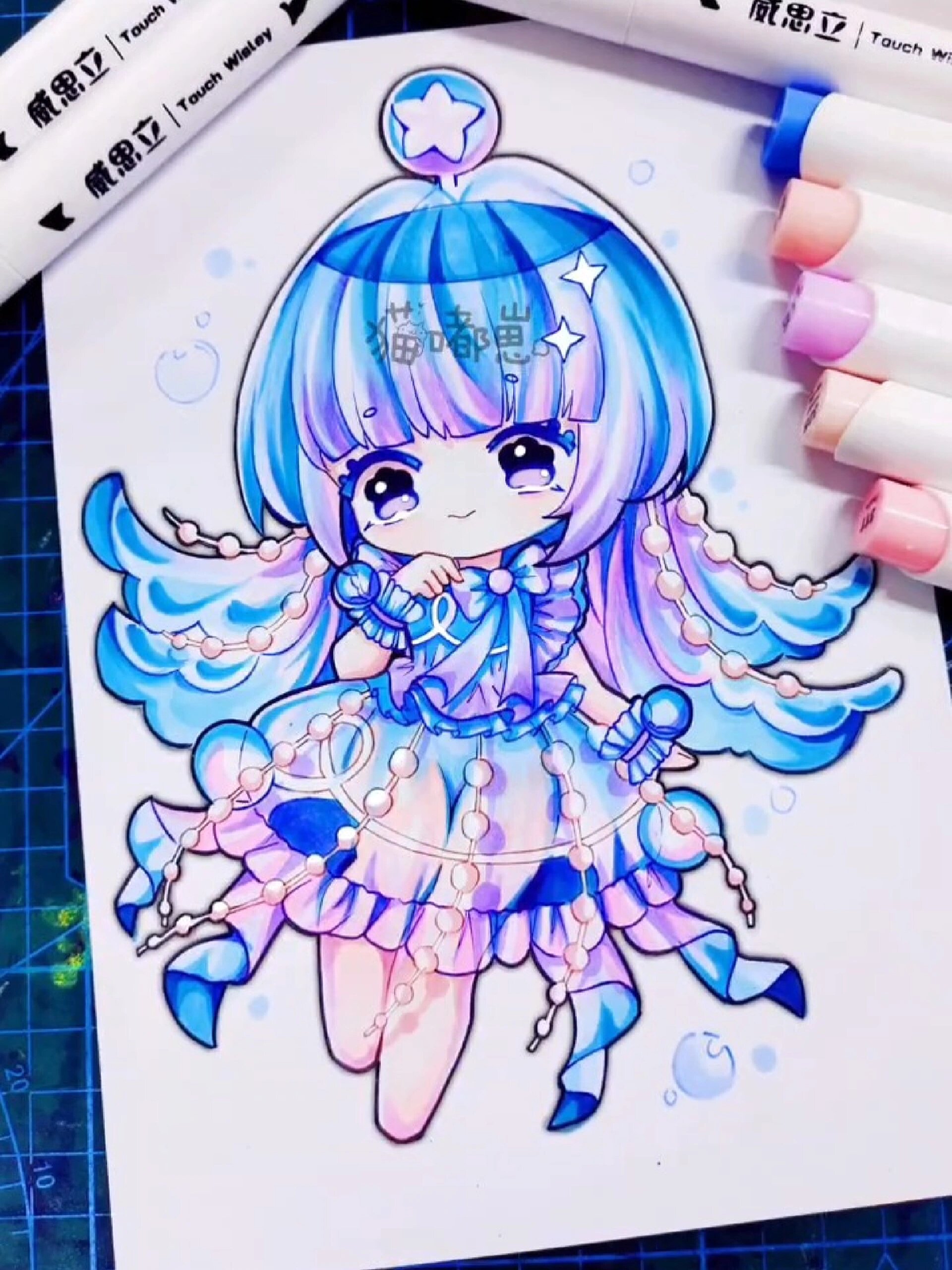 水母莱莱拟人来啦