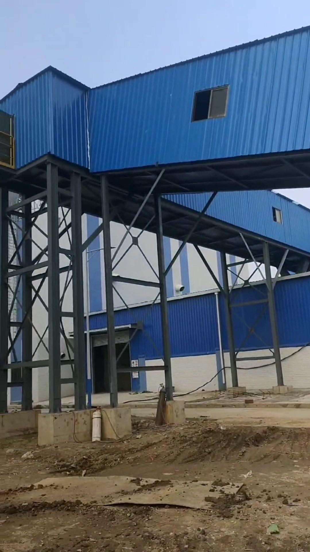 电厂封闭廊道皮带机外景 从设计方案沟通到生产,再从货到现场落地安装