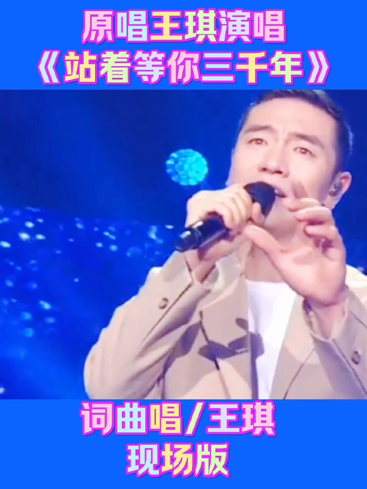 王琪,站着等你三千年,演出现场视频