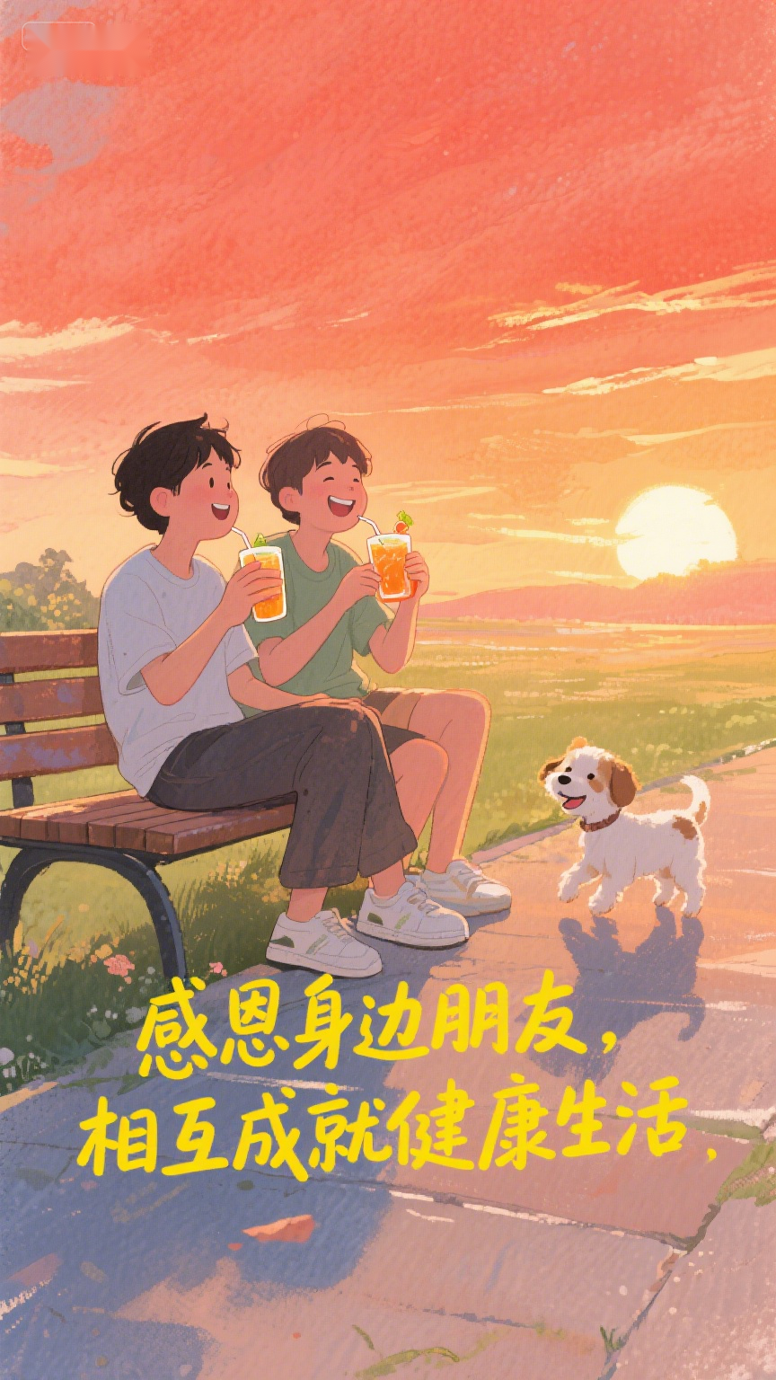 感恩身边朋友,相互成就健康生活