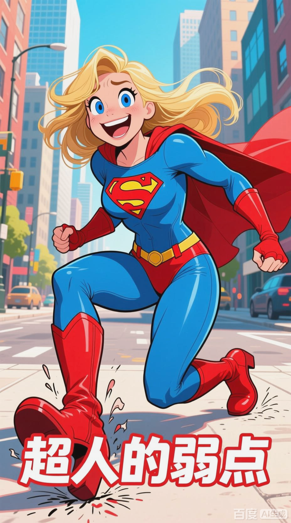 女超人遭遇挠痒痒挑战