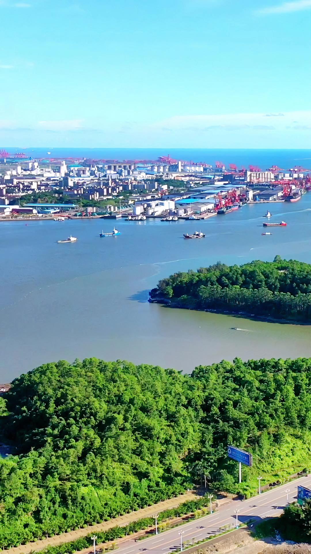 防城港这样美的跨海大桥值得自驾一回对面就是防城港码头广西dou是好