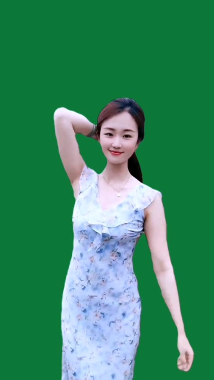 绿幕素材 美女 喜欢的自取