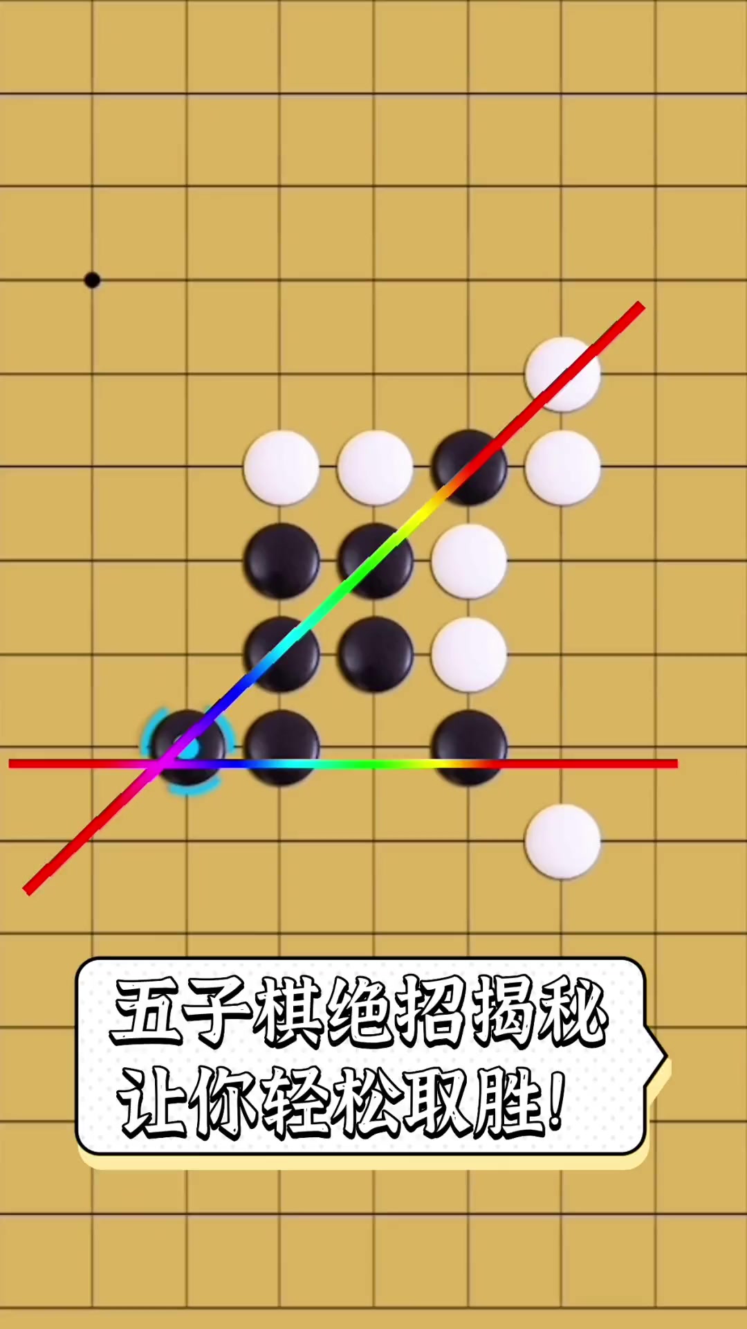 五道棋必胜技巧图解图片