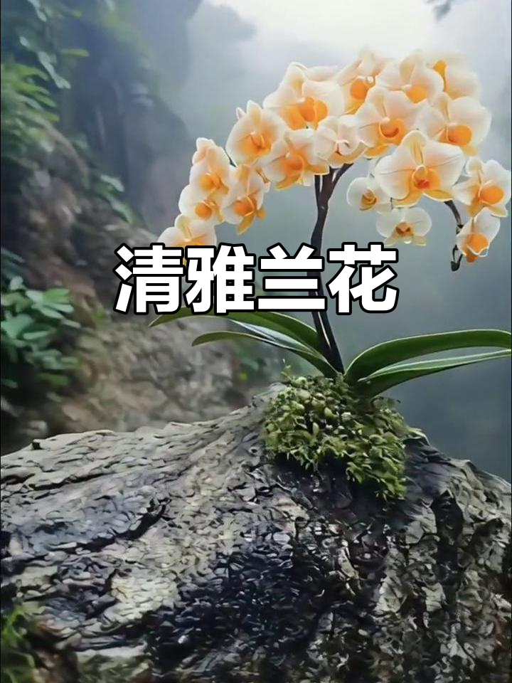 空谷幽兰,清雅自芳,不与群花争艳