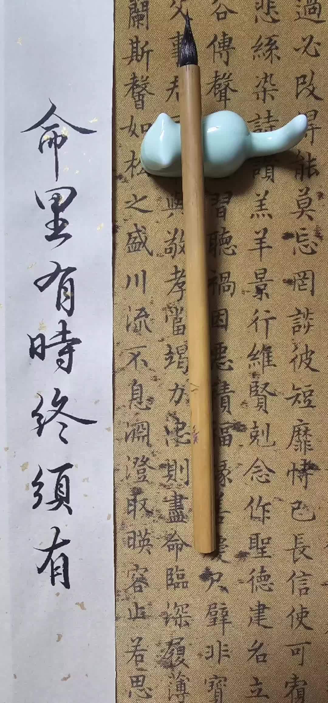 命里有时终须有,命里无时莫强求 书法 文案 诗词 手写 行书