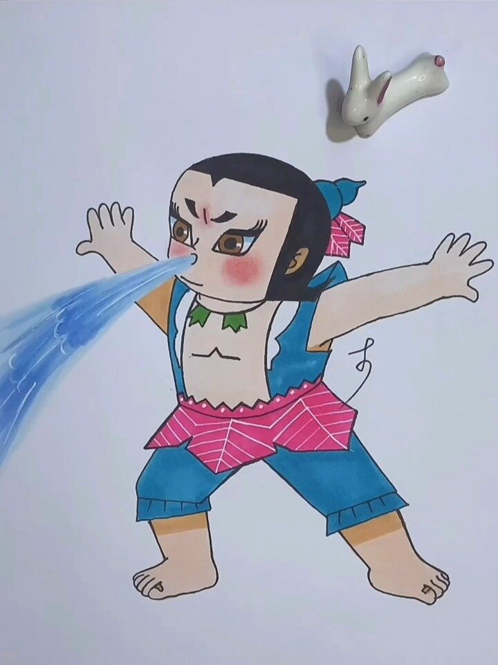 "水娃",特点是吸水,吐水