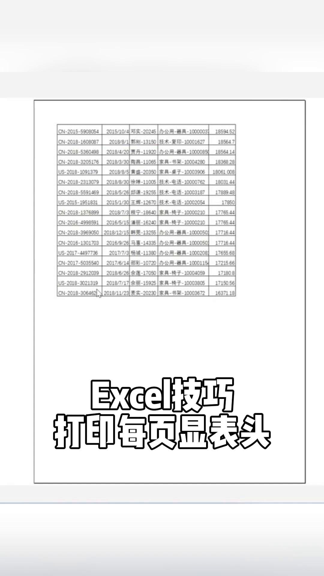 excel打印怎么每页一样大