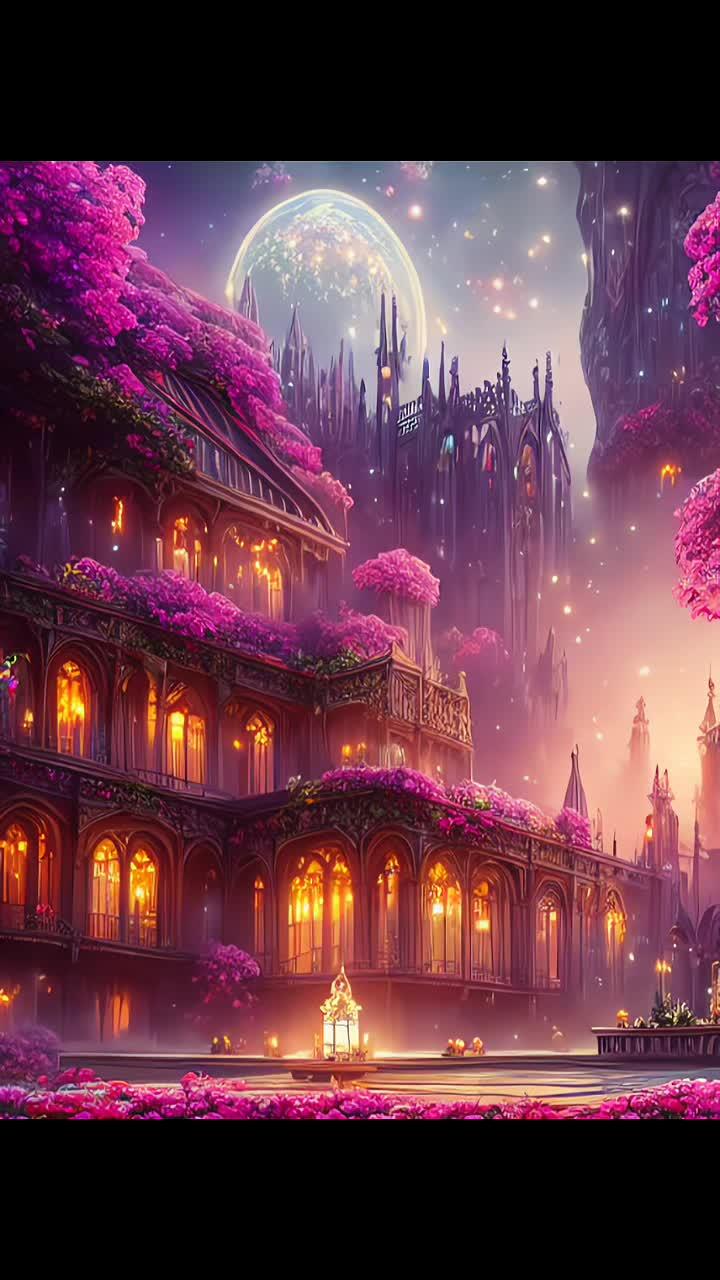 图文伙伴计划 治愈系风景壁纸 梦幻城堡 创作灵感 人间仙境美如画-度