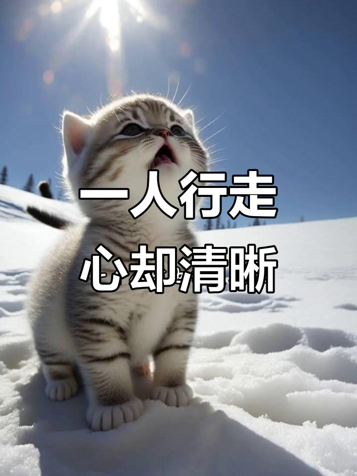 一个人走,也许最孤独但最清醒