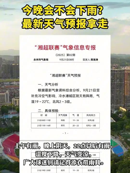 湖南永州市天气预报预报