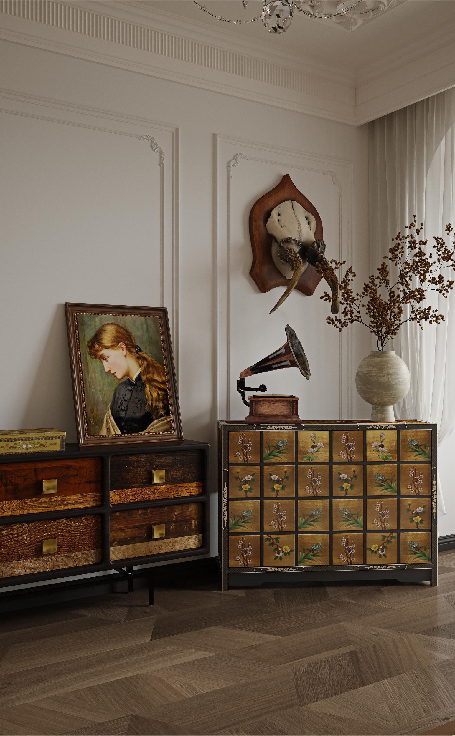 137㎡南洋复古风,融创迩海小区装修实景惊艳曝光!