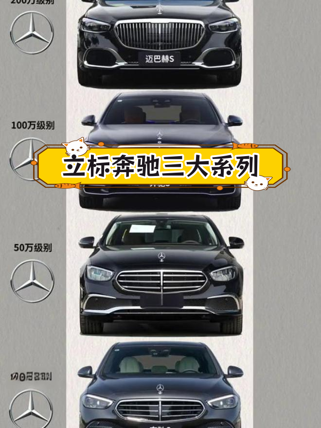 奔驰s级,e级与c级的区别解析