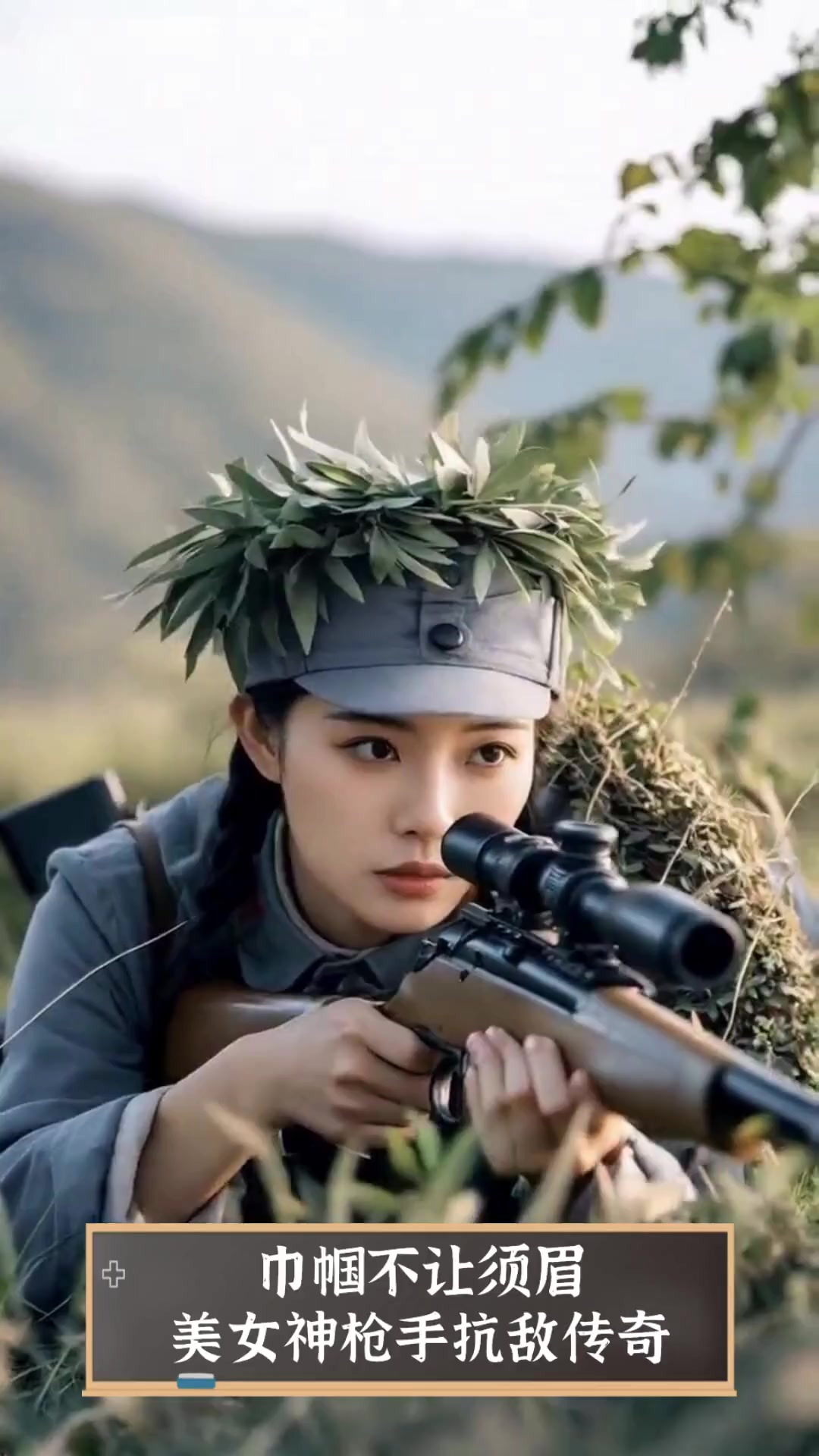 巾帼不让须眉,美女神枪手抗敌传奇
