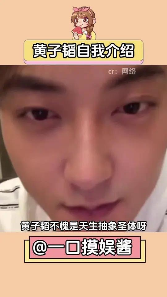这简介buff叠满哈哈哈哈……黄子韬 搞笑 综艺名场面 抽象