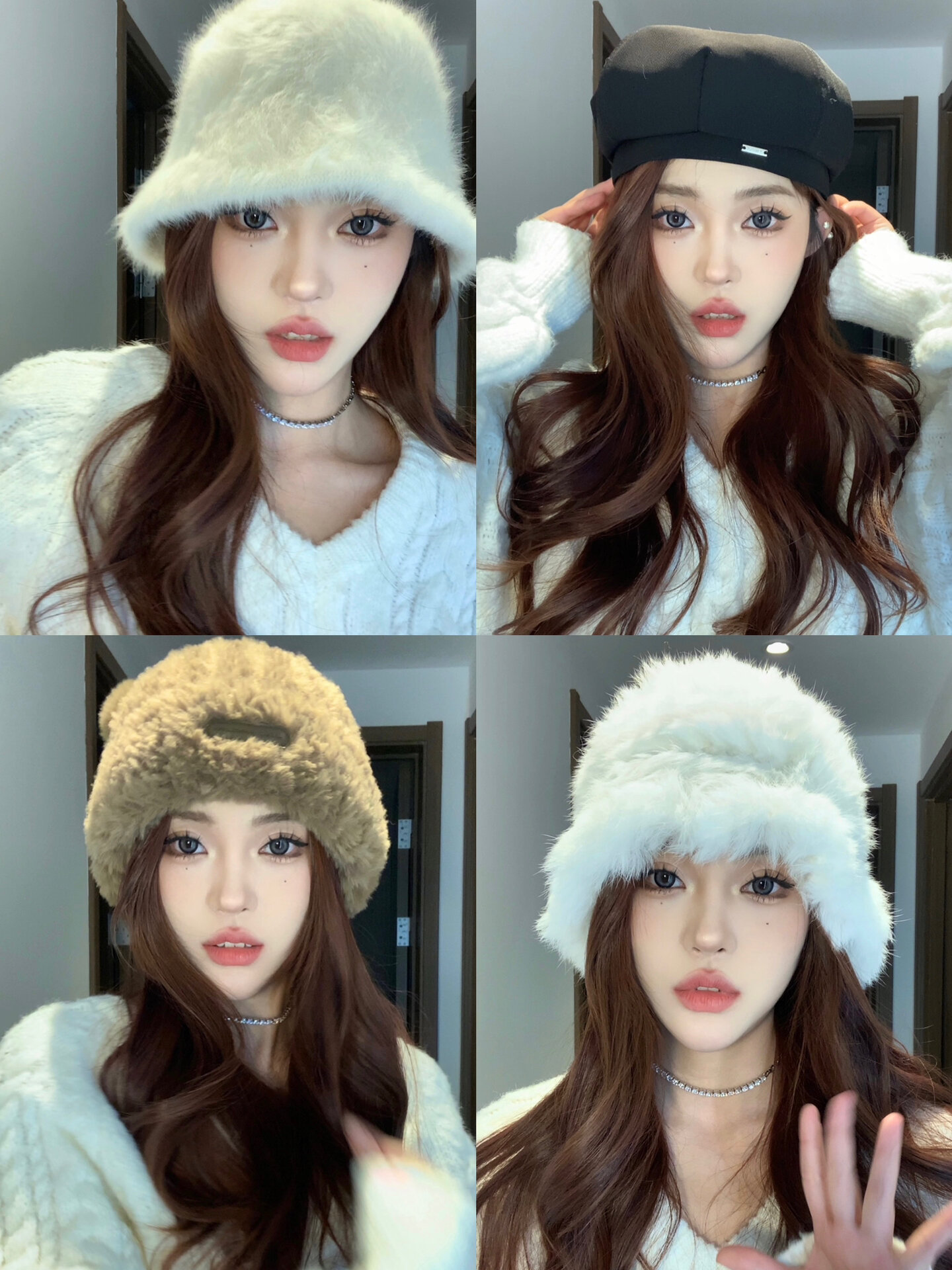 菱形脸 帽子分享 每一个都是姐的心头爱