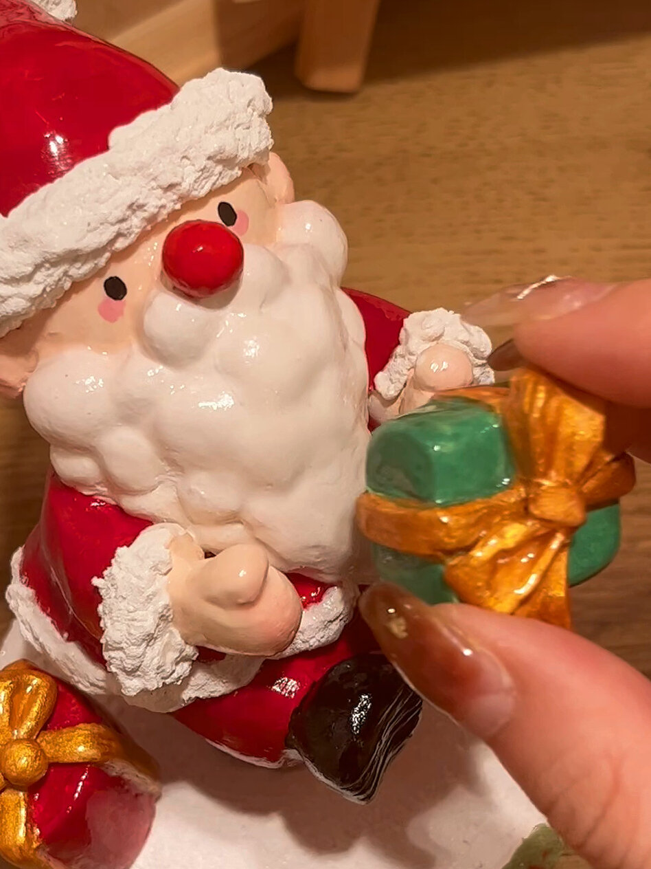 圣诞老人教程来啦石塑粘土