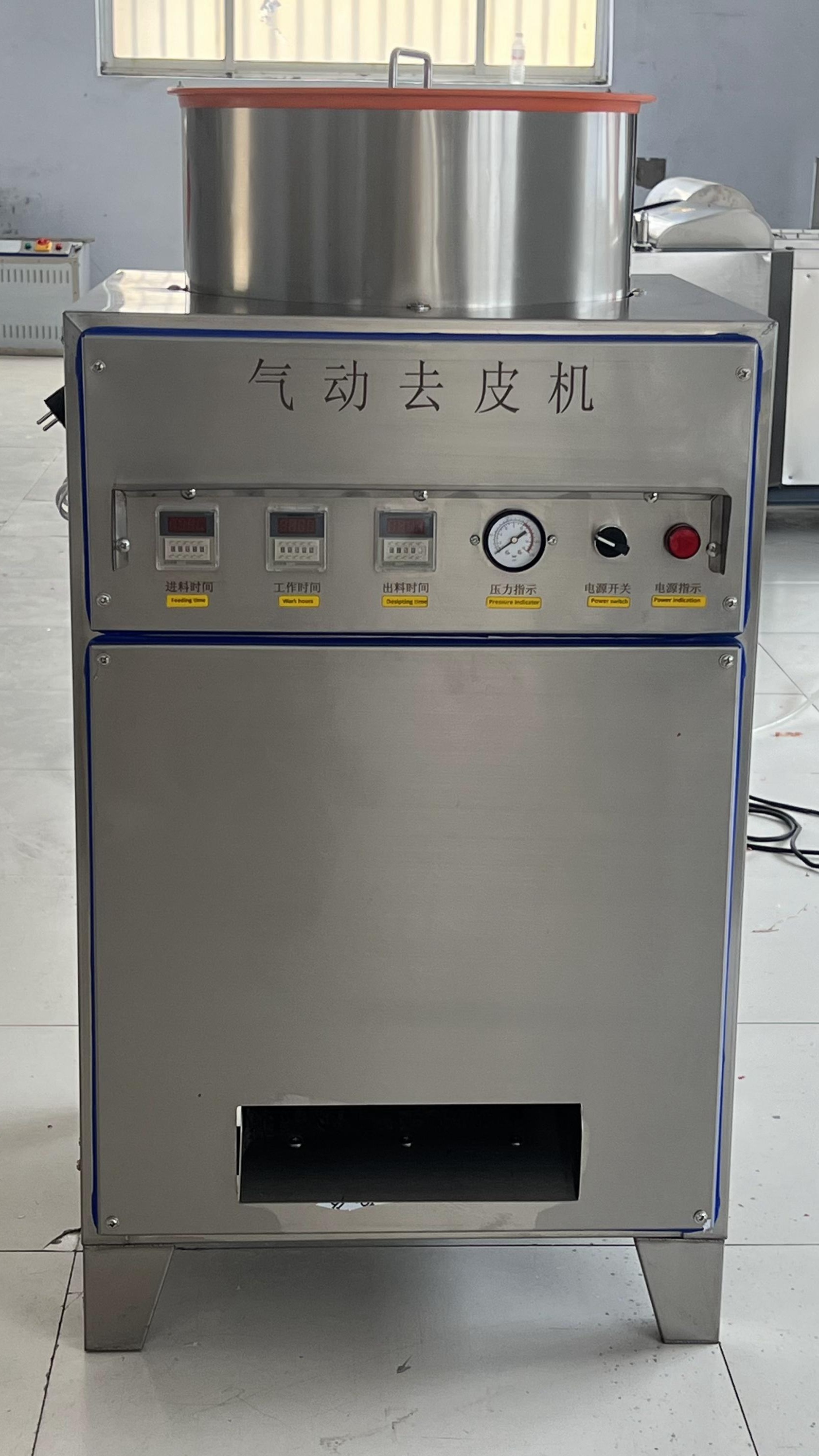 大蒜气动扒皮机 小毛葱自动脱皮机 压力大小可调