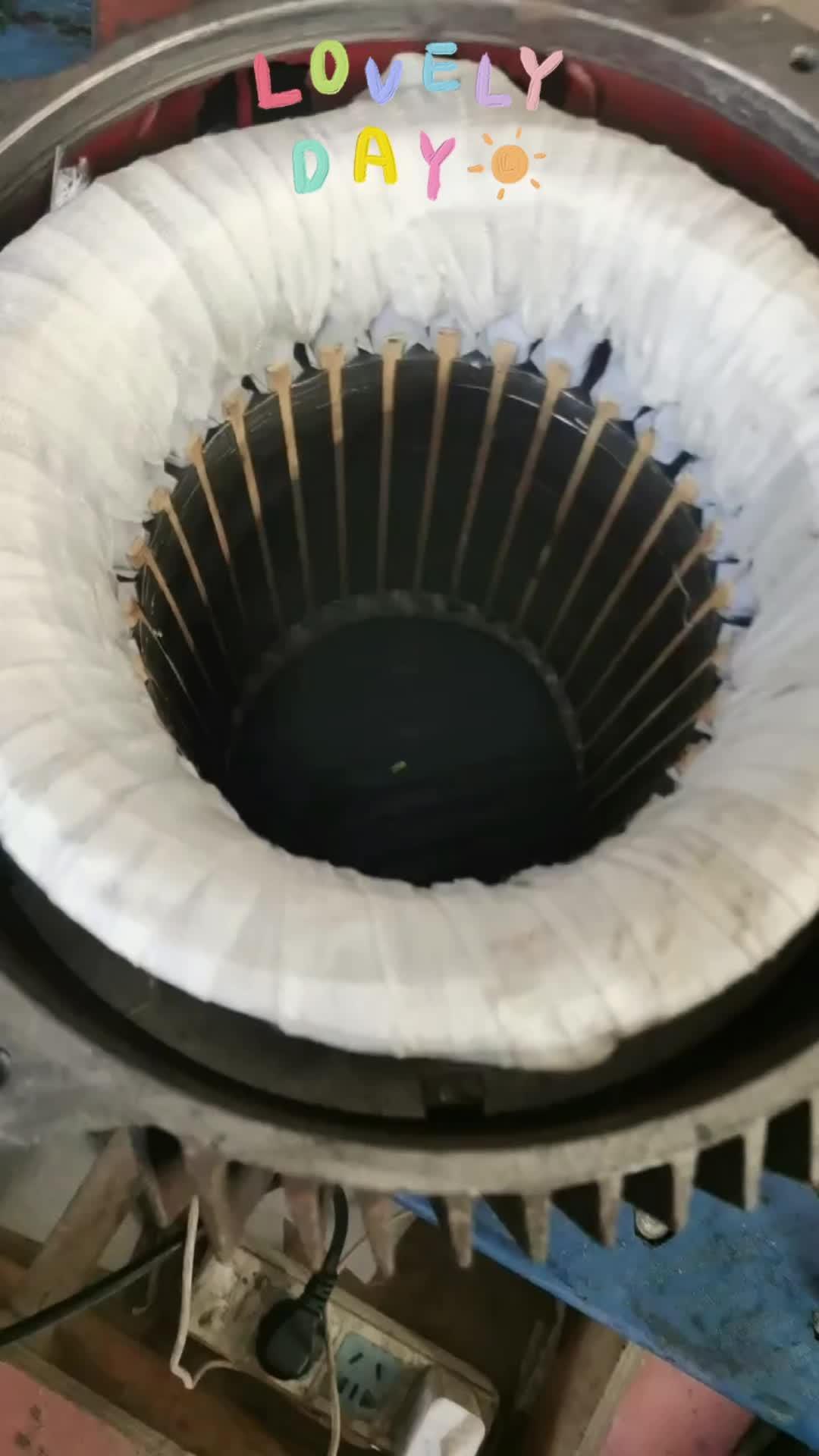 原装工艺维修后的电机定子线包 电机定子原装工艺维修