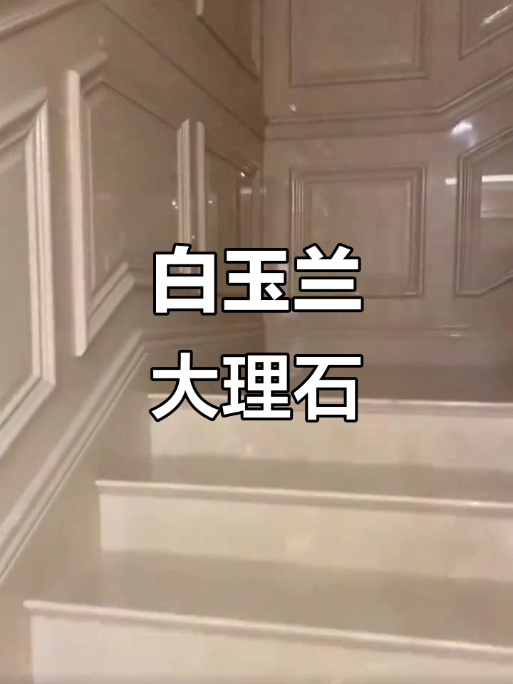 天然白玉兰大理石:自然之美与优雅的完美结合