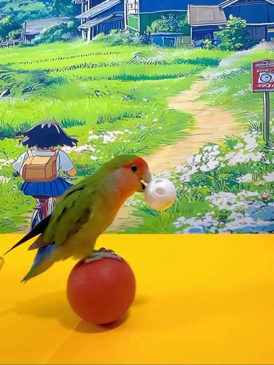 会打篮球的鹦鹉