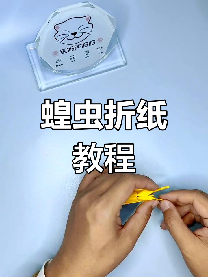 蝗虫折纸:从庄稼祸害到亲子手工的转变