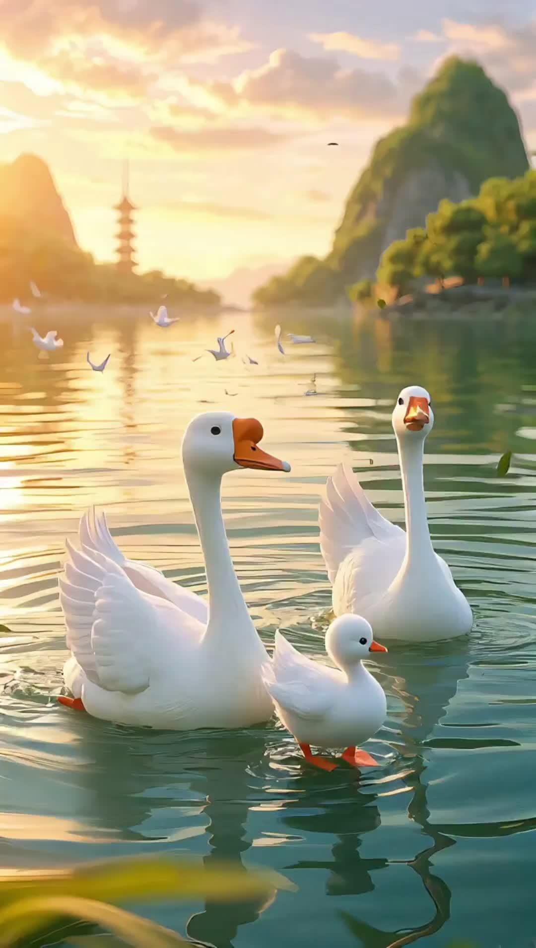 咏鹅 古诗 古诗动画