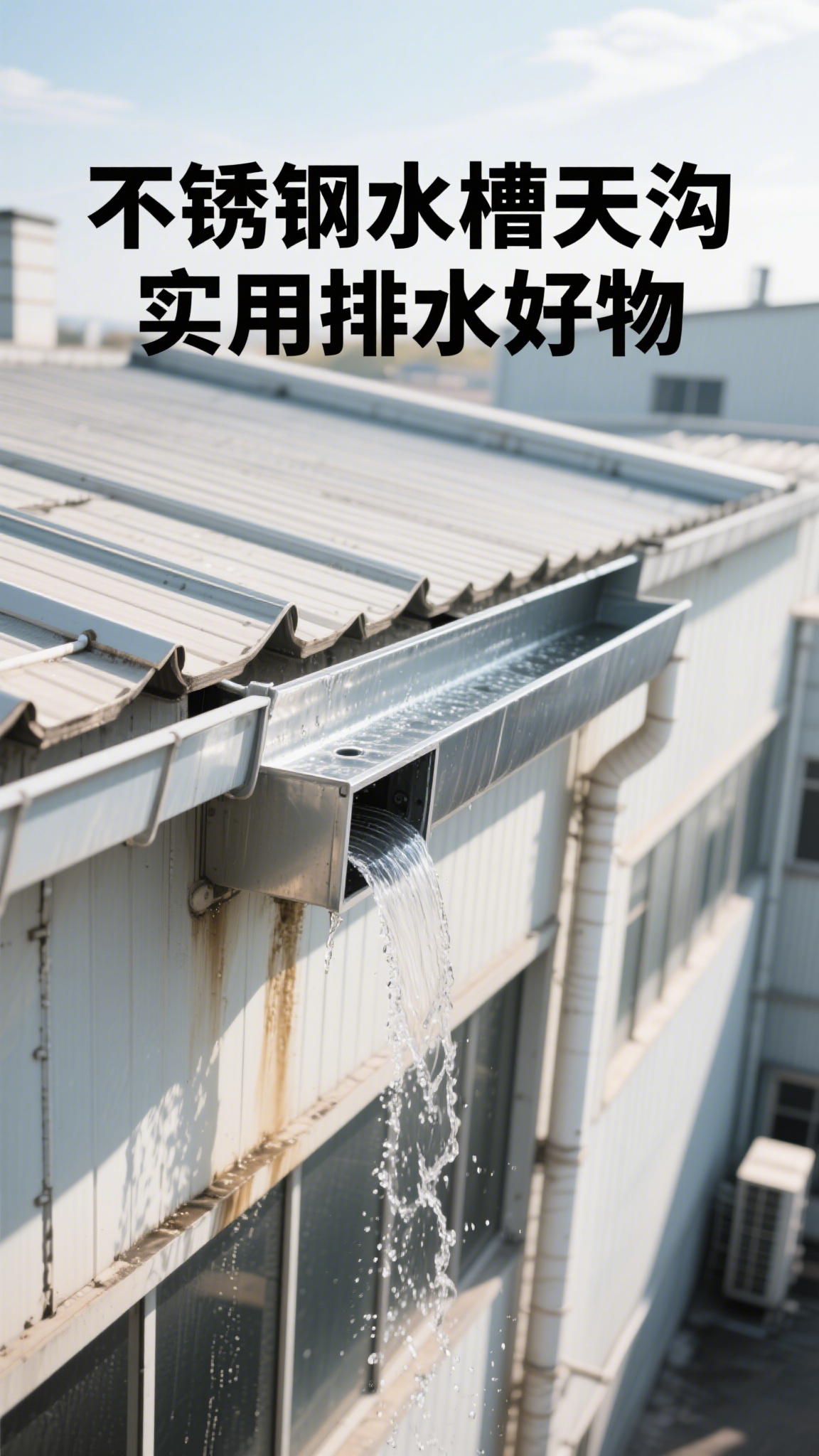 不锈钢水槽天沟,实用排水好物