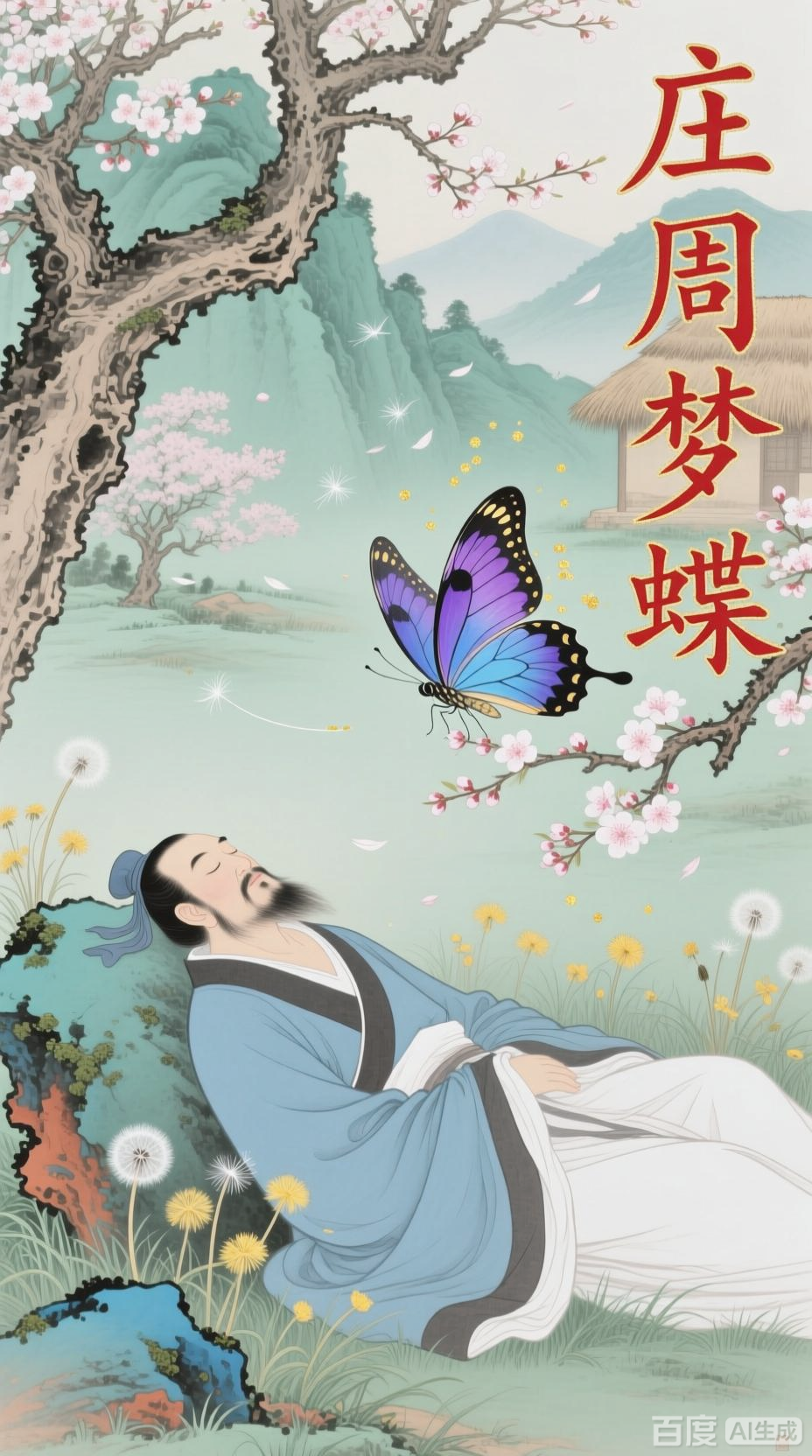 庄周梦蝶,物我合一的哲学思考