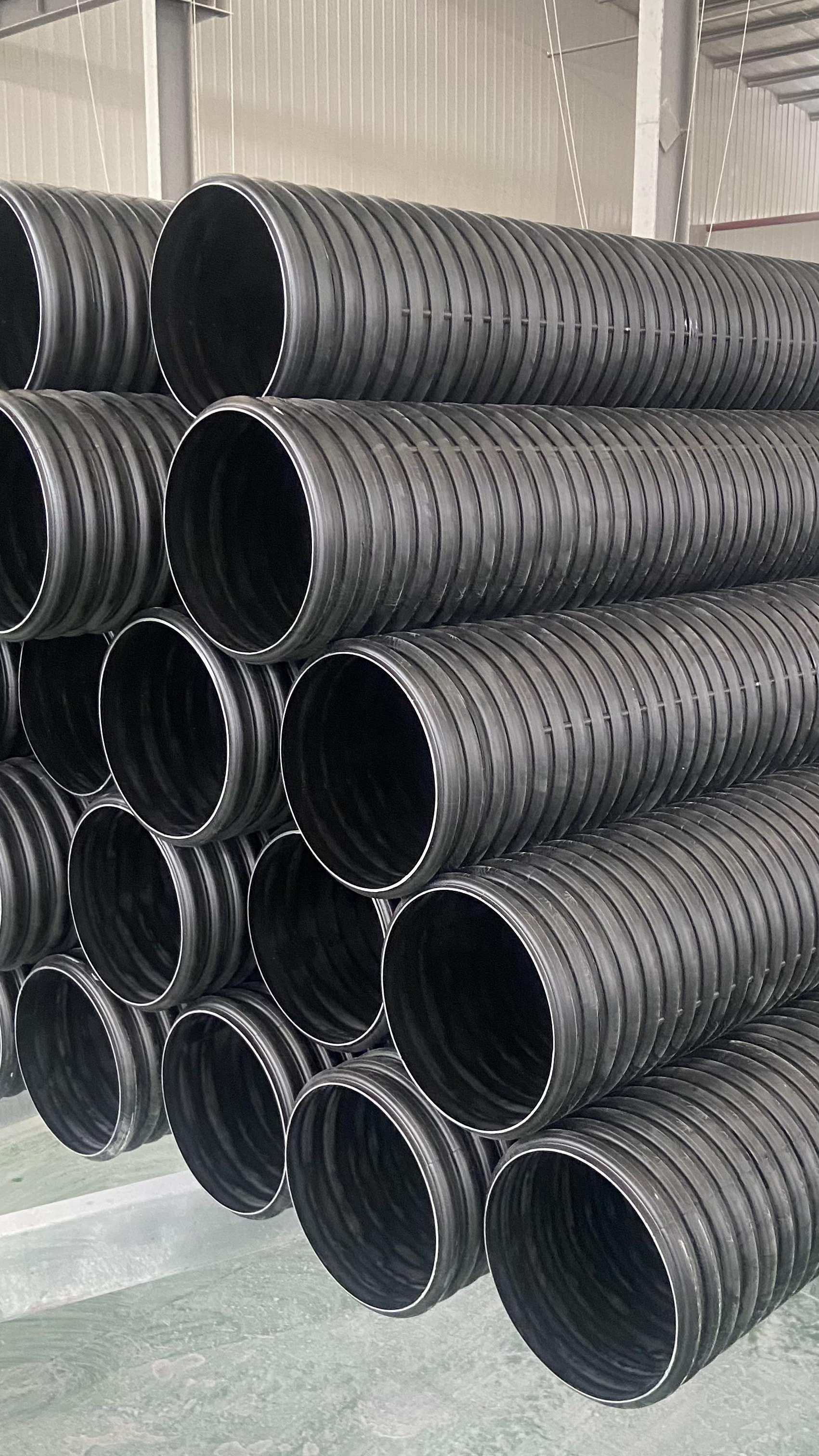 双壁波纹管橡胶圈的安装方法