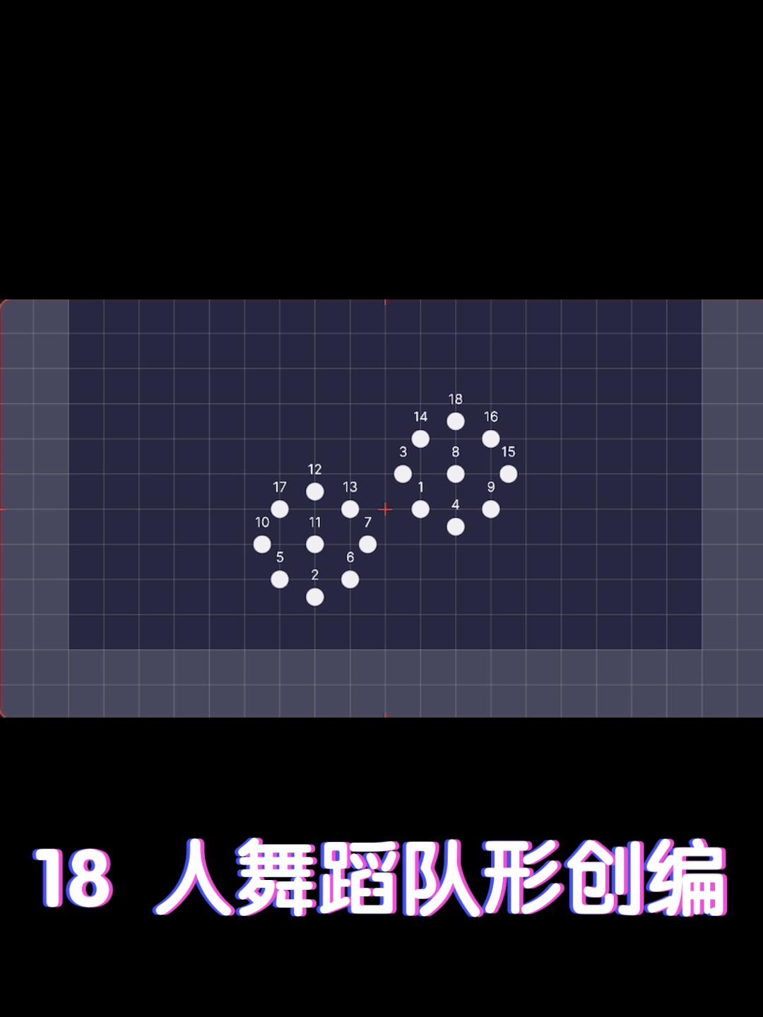 推荐:18人舞蹈队形变化(比赛可参考)-度小视