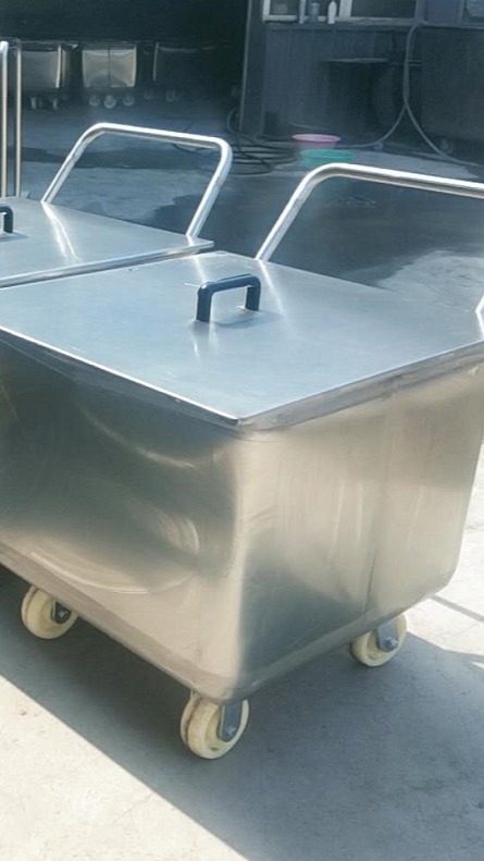 304不锈钢料车 食品厂辅助设备