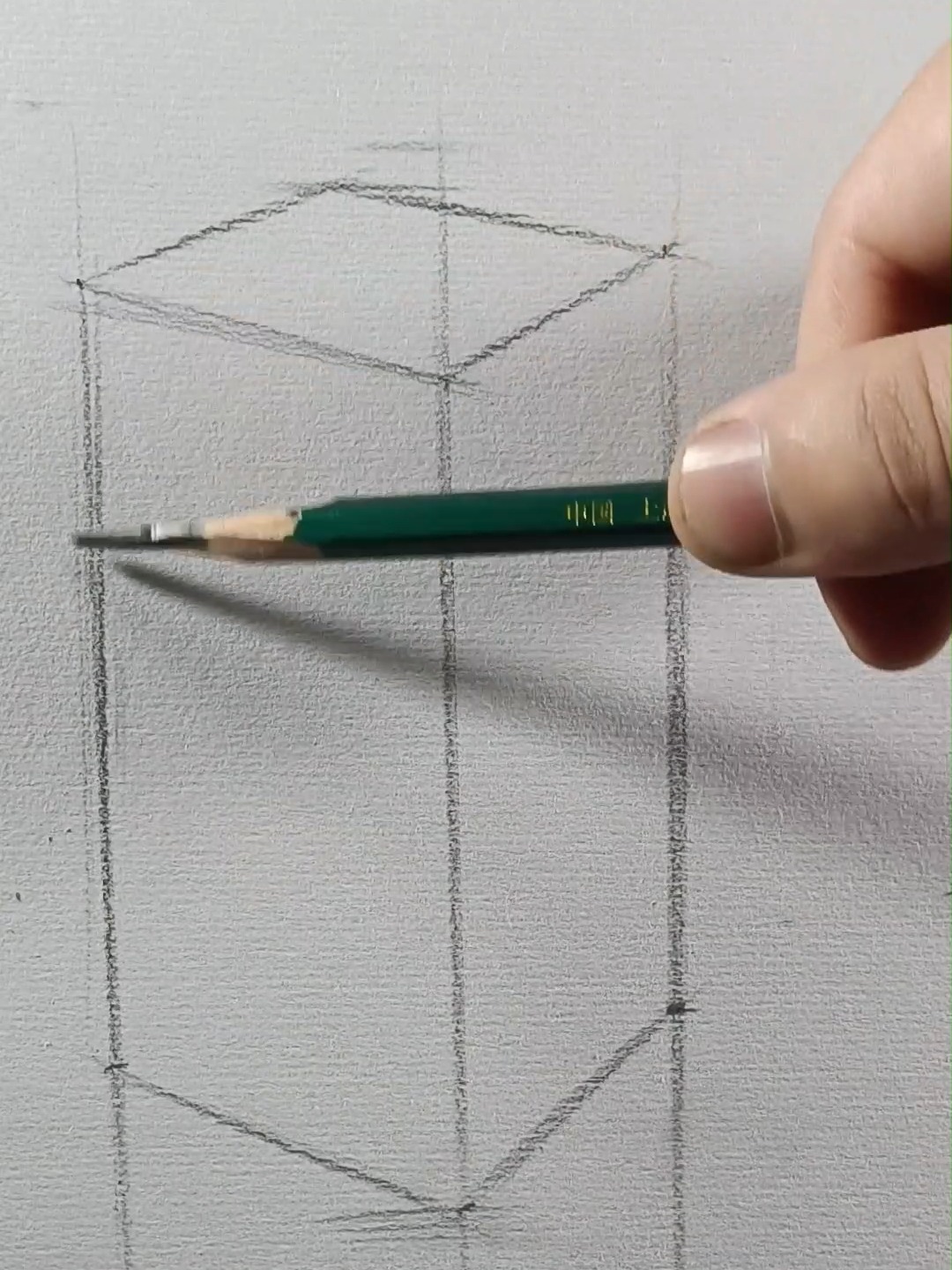 素描零基础入门:教你画长方体-度小视