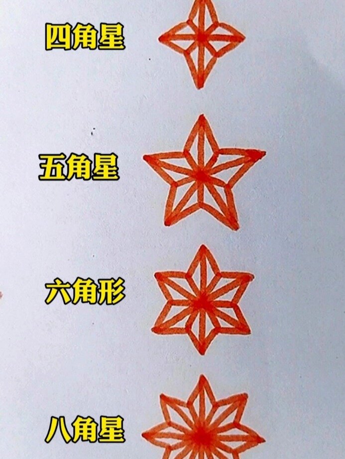 星星画法步骤图片