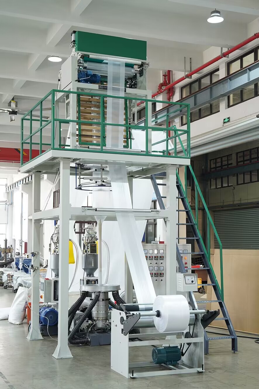 aba吹膜机(垃圾袋吹膜机),当前生产垃圾袋与最热门的一款机型